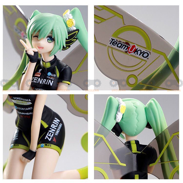 Mô hình Hatsune Miku Team Ukyo trang trí pc - figure trang trí 14cm dễ thương - mô hình cute siêu đẹp