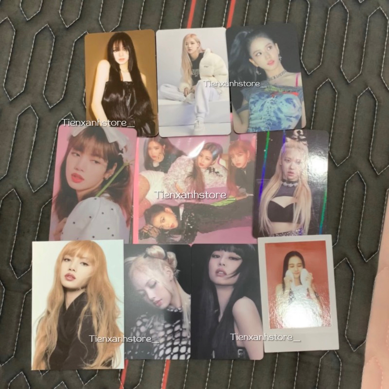 Bộ ảnh thẻ card Blackpink Lisa Jennie Rosé Jisoo