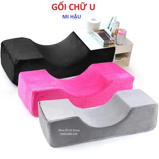 Gối Chữ U,Gối Nối Mi Cao Su Non Chống Ngáy Ngủ Và Đau Cột Sống Cổ, Gối Đỡ Cổ Nằm Nối Mi, Dành Cho Spa Loại Cao Cấp