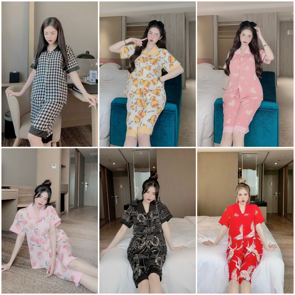 Bộ Lửng, Bộ đồ ngủ pijama Lụa Mango cao cấp