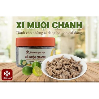 Xí muội chanh - ô mai hồng lam 11 hàng đường - hộp 200g/250g
