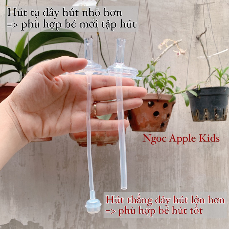 Ống hút quả tạ và ống hút thẳng cho bình sữa cổ rộng