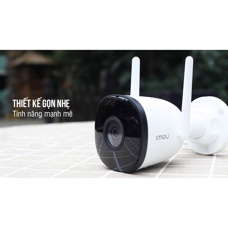 Camera IP Wifi IMOU Bullet 2C-D IPC-F22P-D 2MP Ngoài trời1080p Full HD, Có Mic, Tầm Nhìn Ban Đêm, Phát Hiện Con Người