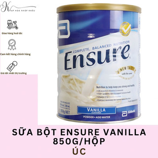 Sữa bột ensure úc vị vani 850gr