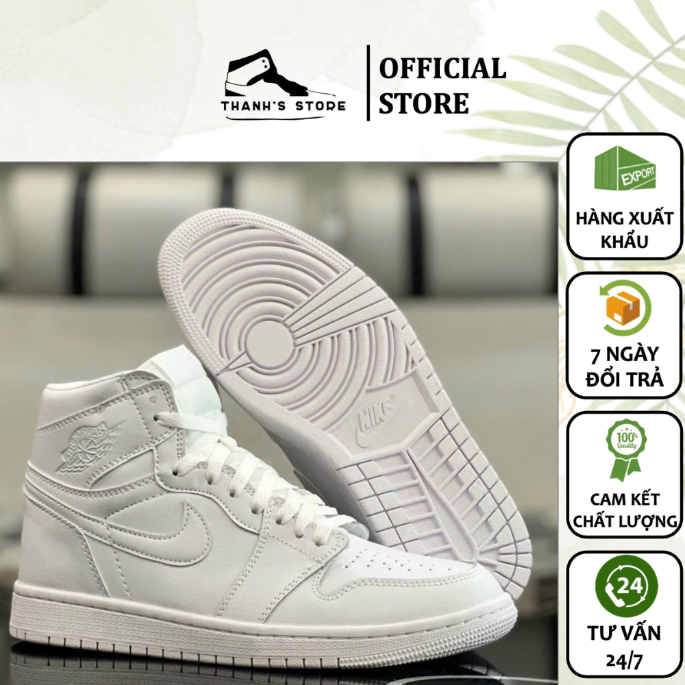 Giày thể thao nữ trắng giày AIR JORDAN 1 HIGH _ hàng xuất khẩu thời trang chính hãng - NAJ1W