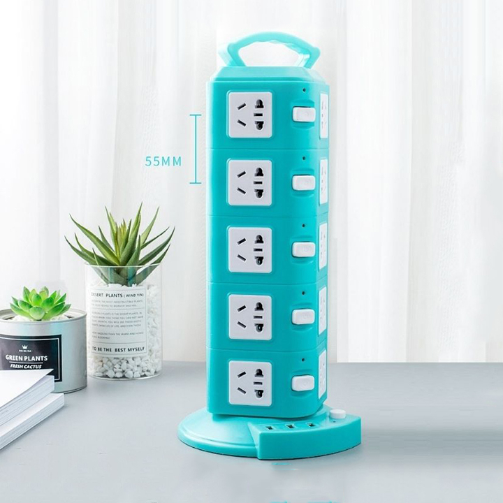 Ổ điện USB nhiều tầng đa năng thông minh chịu tải chống giật chống nước công suất lớn cao cấp chính hãng ✅