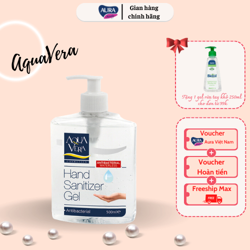 Gel Rửa Tay Khô AquaVera Kháng Khuẩn 500ML