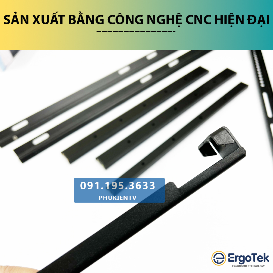 Giá Treo Tivi Sát Tường ErgoTek E95 65 - 75 - 85 - 100 Inch - CNC Hiện Đại