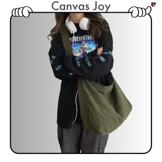 Túi vải đeo chéo Túi đeo vai Túi Canvas Joy Túi vải bố Túi unisex
