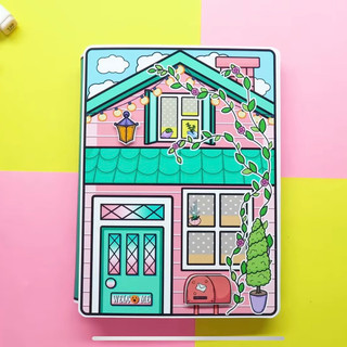 Ngôi nhà búp bê giấy Toca Boca #31 Green House