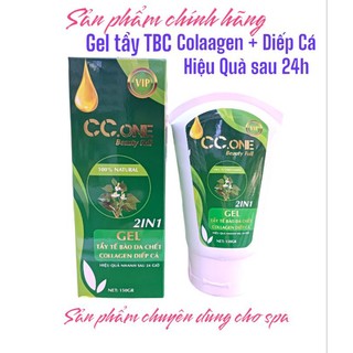 Gel tẩy tế bào chết ccone collagen diếp cá trắng da sạch mụn 150g
