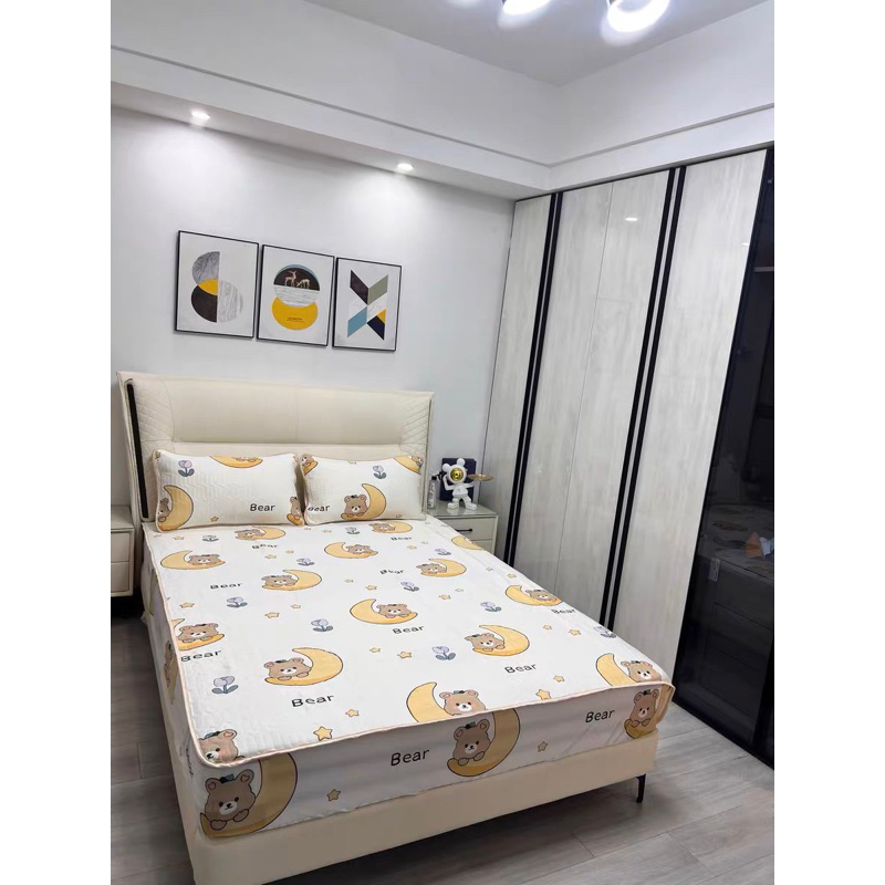 [ LIFEMC255A2 giảm 10% tối đa 69k cho đơn từ 350k ] Chiếu điều hoà latex 5D chun bọc IGUN BEDDING kèm chăn