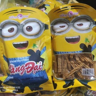 Com bo 10 gói snack khoai tây chiên hằng đại