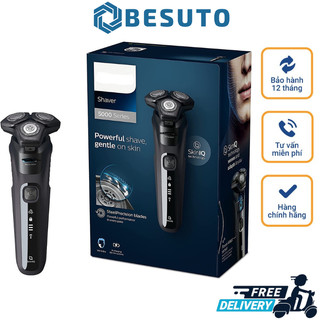 Máy cạo râu philips series 5000 s5588/20, cảm biến power adapt sensor , công nghệ skiniq, nhập đức, bh 12 tháng