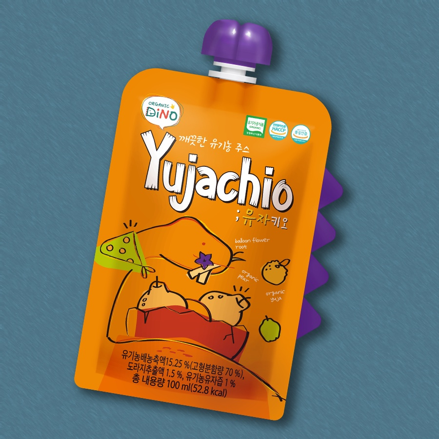 Nước Ép Trái Cây Hữu Cơ Sạch Organic Dino 6 Vị Cho Bé 100ml/gói