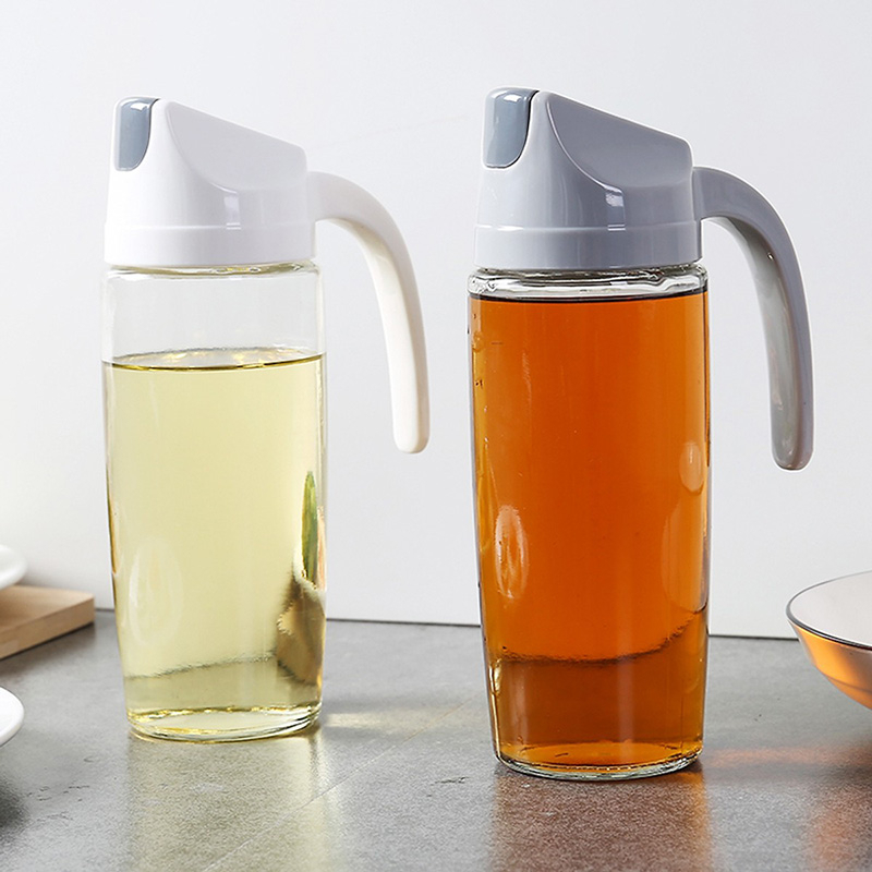 Chai đựng dầu ăn, Bình đựng dầu ăn, Nước chấm cao cấp tự động mở nắp khi rót 300ml-600ml-630ml