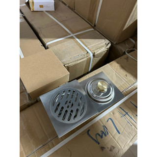 [Đuôi Đồng Lò Xo]Hố Ga Phễu Thoát Sàn chống mùi hôi, chống côn trùng, chống trào ngược inox 304