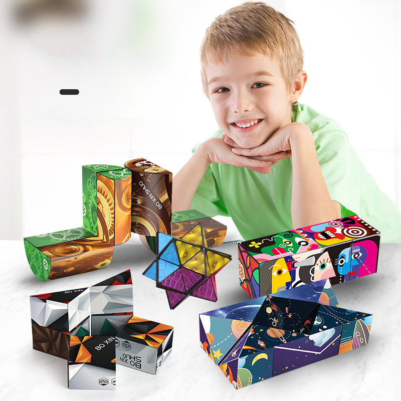Rubik Magic 3D biến đổi độc đáo giảm stress mới nhất 2023