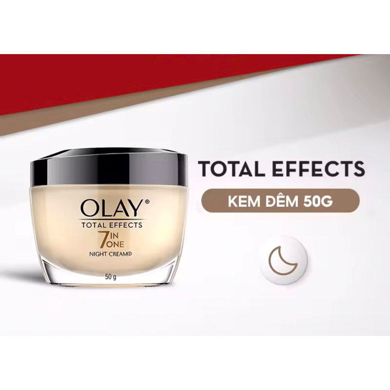 Kem Dưỡng OLAY Total Effects 7in1 Ban Đêm 50gr