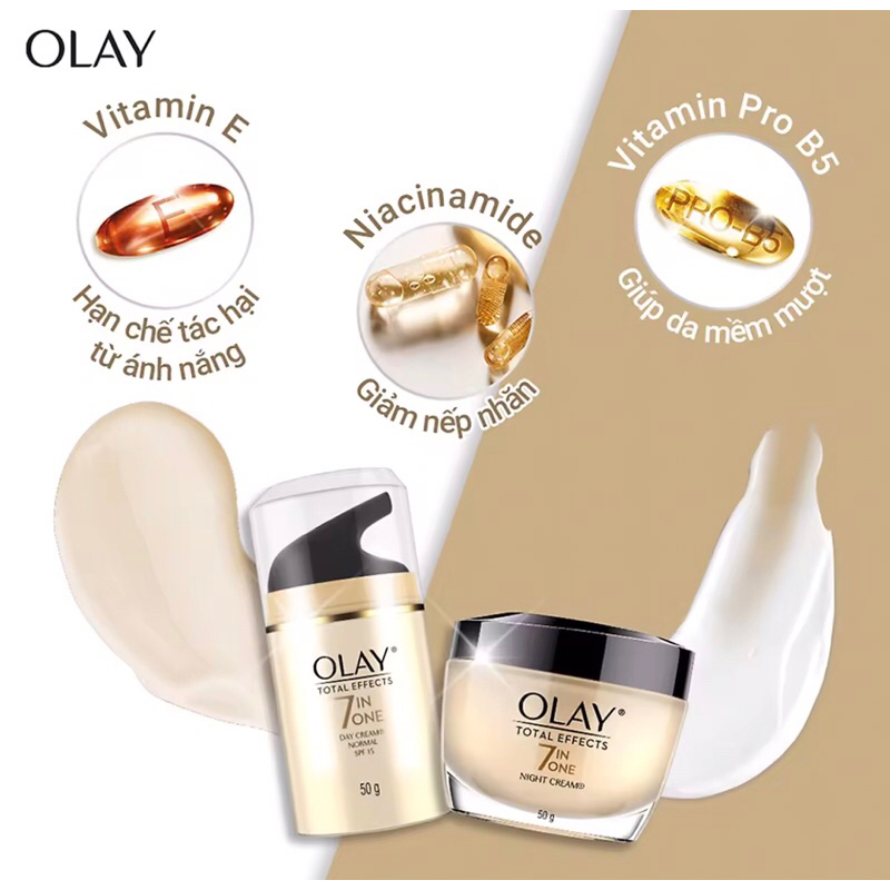 Kem Dưỡng OLAY Total Effects 7in1 Ban Đêm 50gr