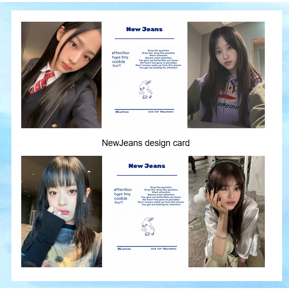Card NewJeans unoff/card des NewJeans