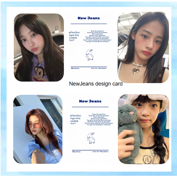 Card NewJeans unoff/card des NewJeans