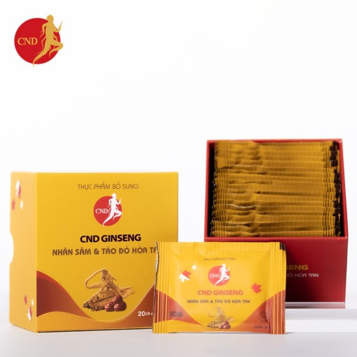SP Thực phẩm bổ sung CND Ginseng nhân sâm & táo đỏ hòa tan