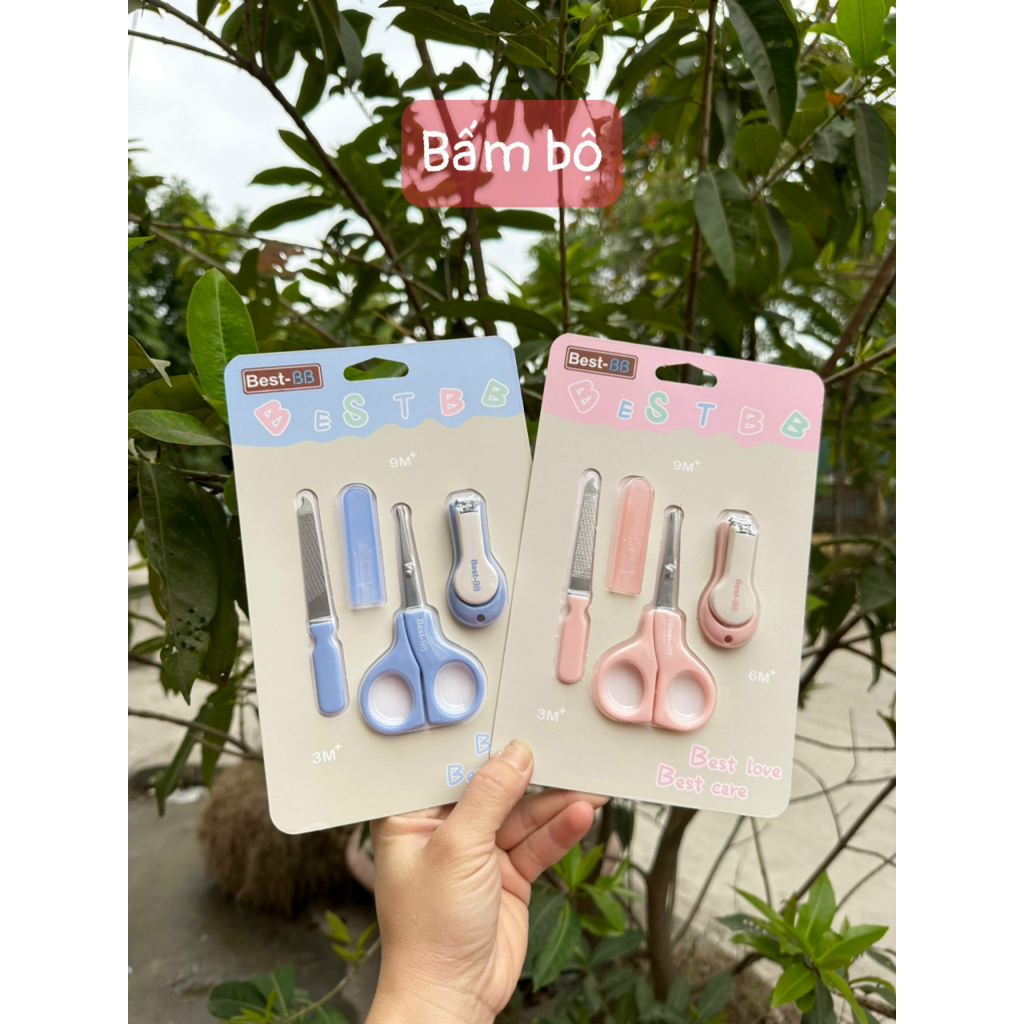 Bộ Bấm móng tay trẻ sơ sinh cắt móng tay bé bộ 3 chi tiết