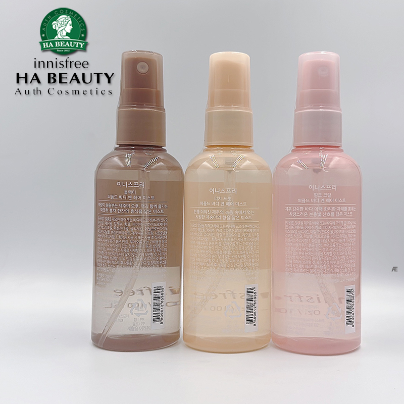 Xịt thơm toàn thân innisfree My Perfumed Body and Hair Mist 100 ml