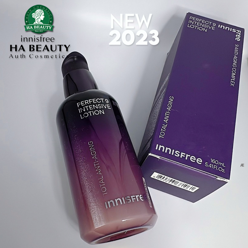 Sữa dưỡng chống lão hóa chuyên sâu 9 loại thảo mộc innisfree Perfect 9 Intensive Lotion 160 ml