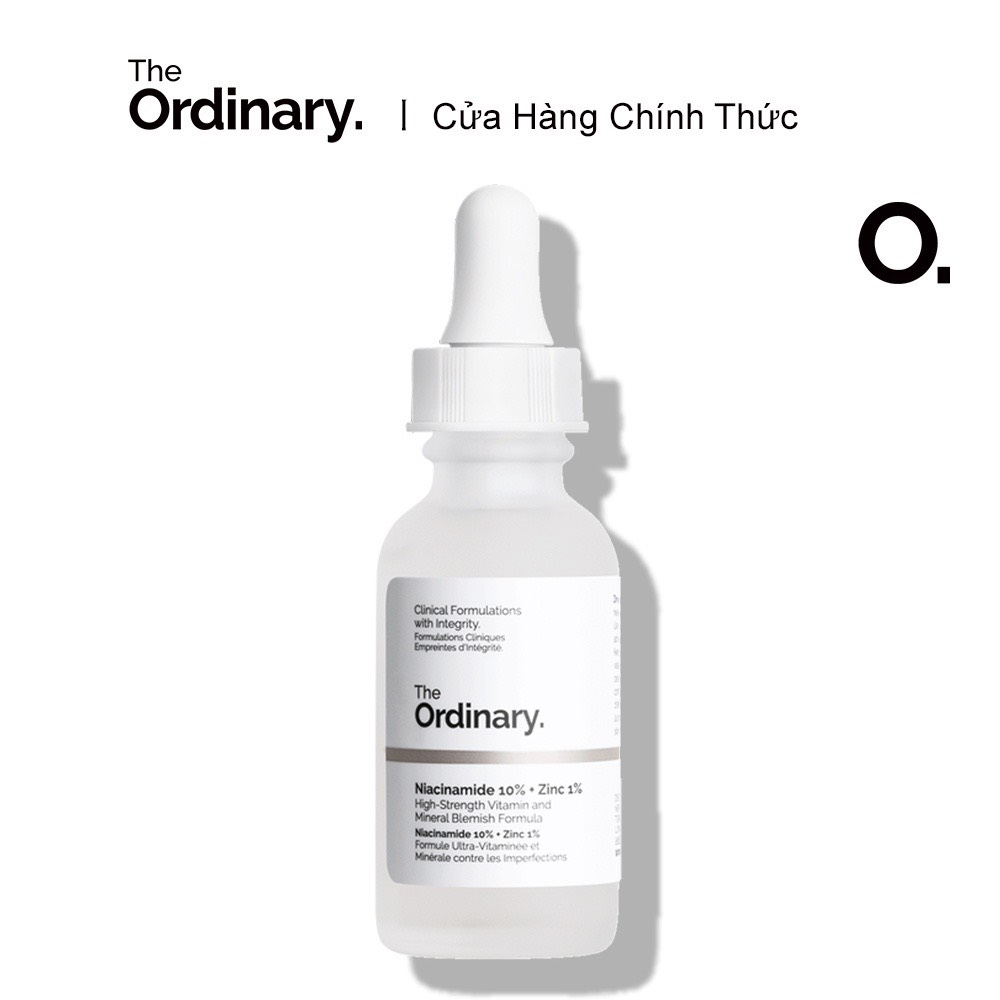 Serum Niacinamide 10% + Zinc 1% The Ordinary - Tinh Chất The Ordinary Kiềm Dầu Giảm Mụn Giảm Thâm 30Ml