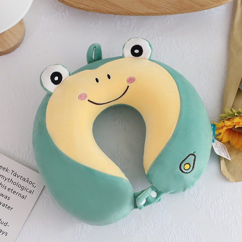 Gối chữ U cao su non, gối kê cổ chống đau mỏi vai gáy dùng cho văn phòng du lịch quà tặng nhiều mẫu đẹp
