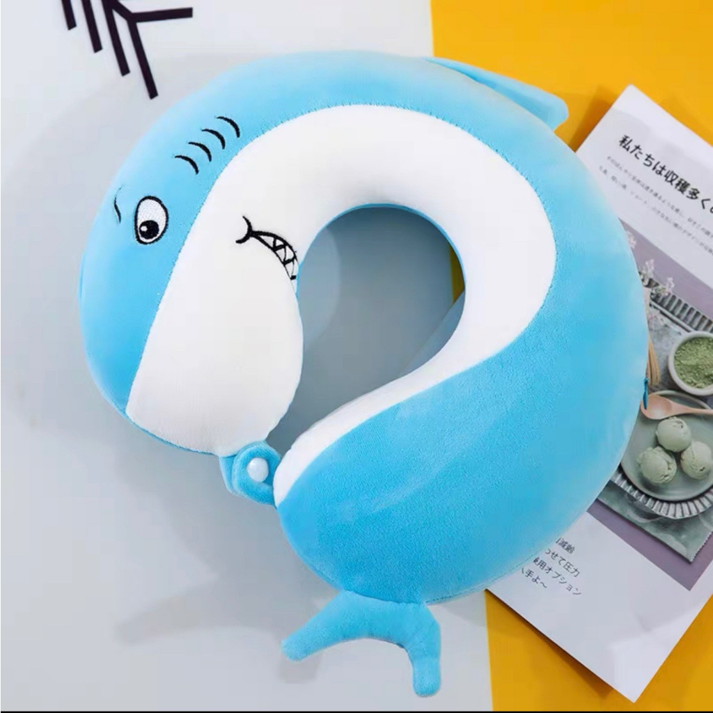 Gối chữ U cao su non, gối kê cổ chống đau mỏi vai gáy dùng cho văn phòng du lịch quà tặng nhiều mẫu đẹp