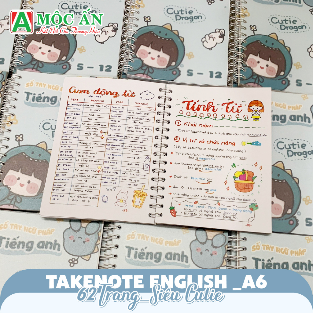 Takenote Tiếng Anh A6 62 trang IN SẮC NÉT