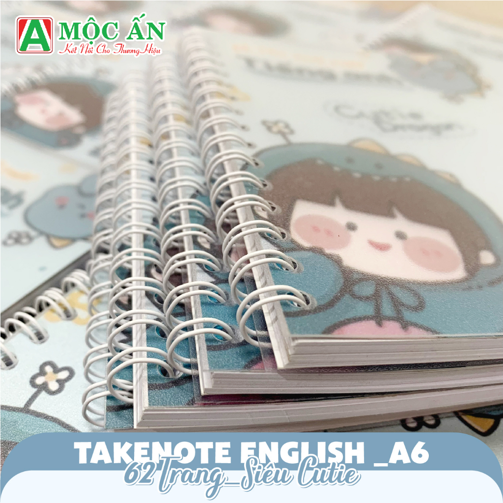 Takenote Tiếng Anh A6 62 trang IN SẮC NÉT