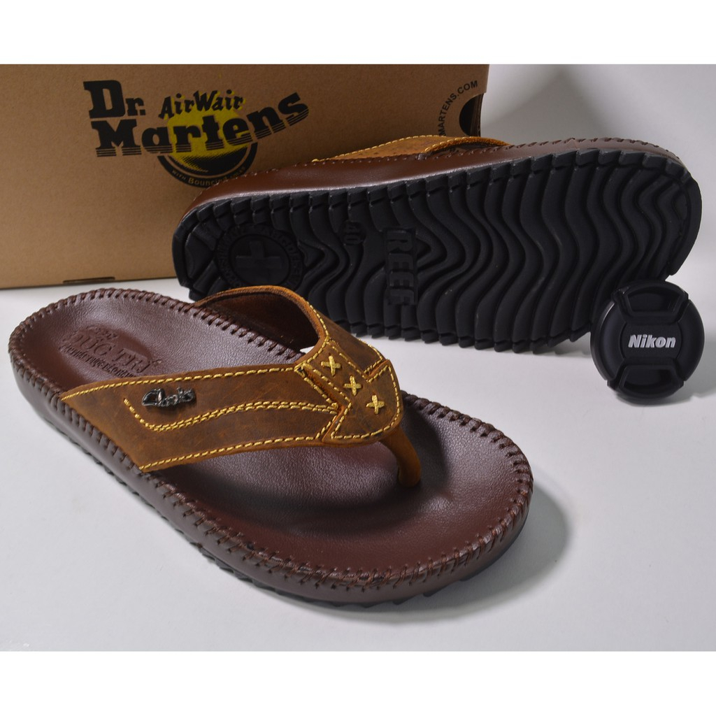 DÉP NAM QUAI KẸP DA BÒ THẬT  CAO CẤP C20