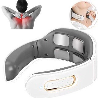 Máy massage cổ 4d,máy mát xa cổ vai gáy cao cấp 4 điện cực, 6 chế độ massage , 9 mức cường độ