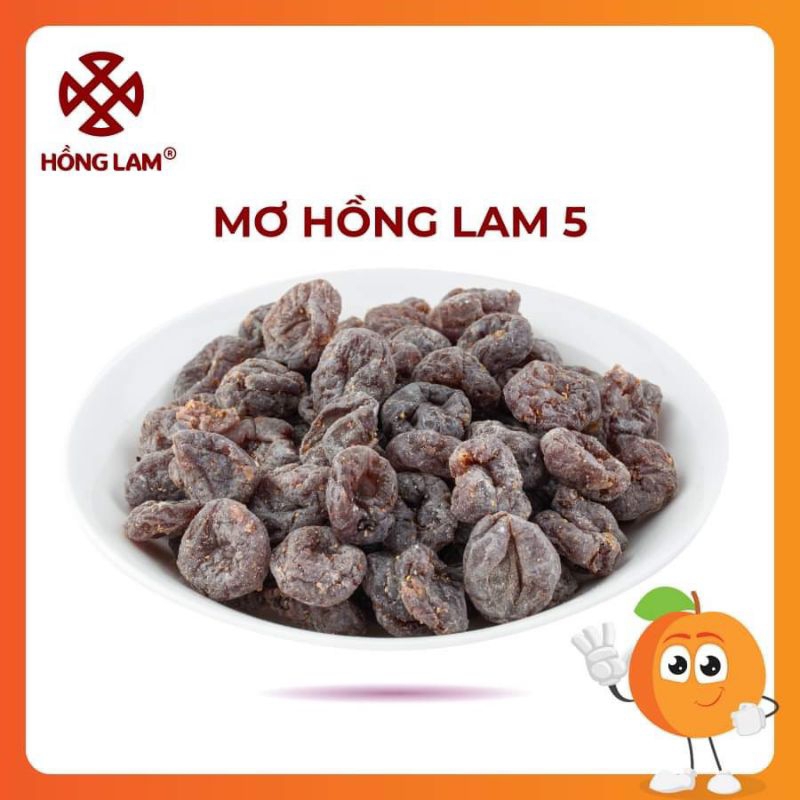 Ô mai Mơ Hồng Lam 5 - ô mai Hồng Lam 11 hàng đường - Hộp/gói 200g/300g/500g