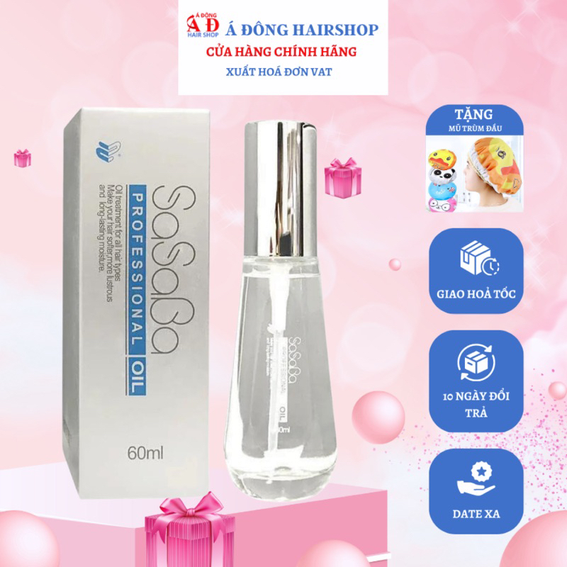 Tinh dầu dưỡng tóc Sasaba dưỡng tóc khô hư tổn 60ml