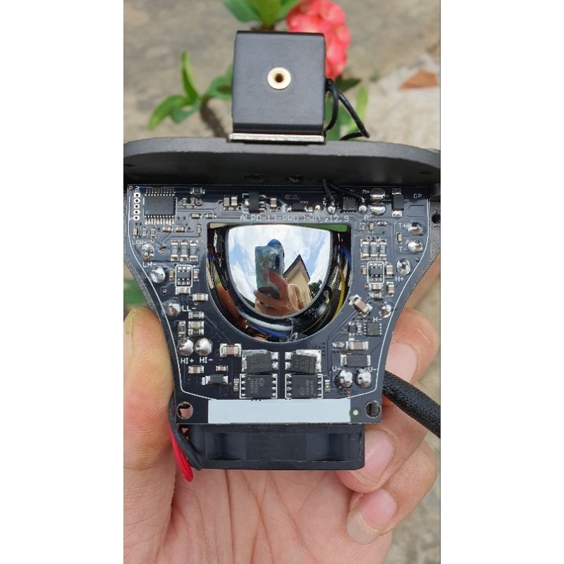 Bi led SanVi pro 3.0 inch cao cấp osram 9+1 max 80w trợ pha sáng nét cho xe máy và ô tô