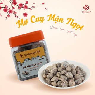 Mơ cay mặn ngọt - ô mai hồng lam 11 hàng đường - hộp 200g/300g/500g