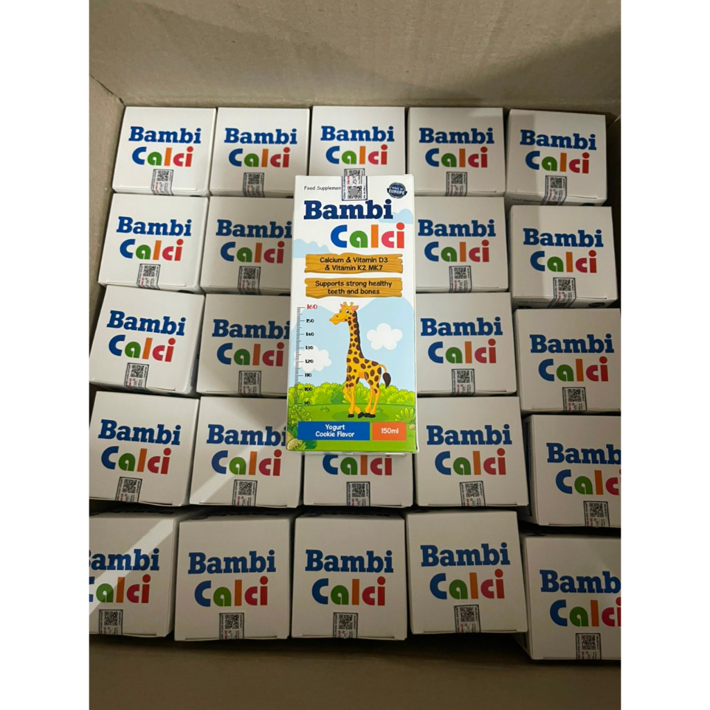 Bambi Calci - Canxi nước cho bé Nhập khẩu chính hãng từ Châu Âu
