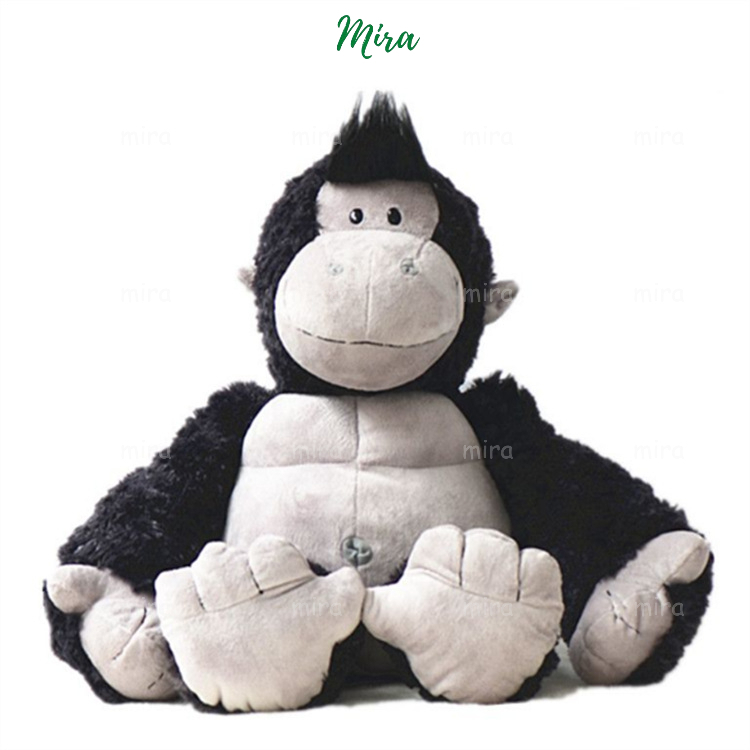 Gấu Bông Khỉ Con Monkey Tóc Dựng , Khỉ Đột Dễ Thương Búp Bê Thú Nhồi Bông Quà Sinh Nhật MIRA-GB28043