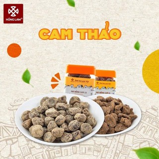 Mơ cam thảo - ô mai hồng lam 11 hàng đường - hộp 200g/300g/500g