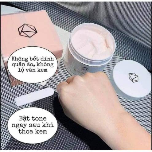 Kem dưỡng trắng da body Rmon White Label Dia Whitening Cream 200ml, da sáng đều màu trắng hồng tự nhiên, luhacosmetics | BigBuy360 - bigbuy360.vn