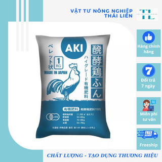 Phân gà nhật aki đgt viên nén hữu cơ tan chậm - túi 1kg