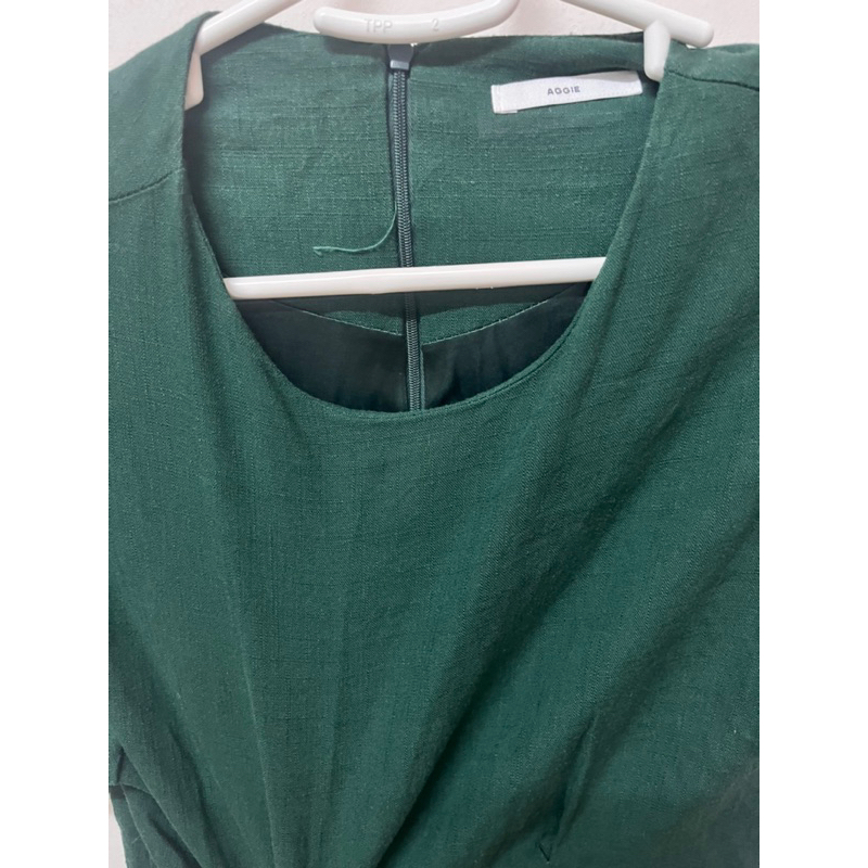 Đầm Si Tuyển Nhật Hàn màu xanh lá xanh két áo cổ lọ kèm chân váy họa tiết xanh lá