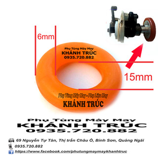 Cao su vòng NHỎ đánh suốt điện tử 1kim máy may công nghiệp