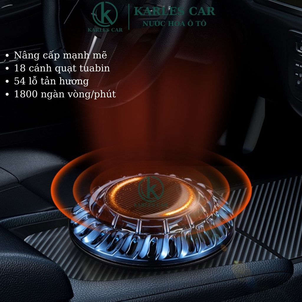 Sáp Thơm Ô Tô Cao Cấp Mẫu Ufo, Máy Khuếch Tán Tinh Dầu Ô Tô Tự Xoay