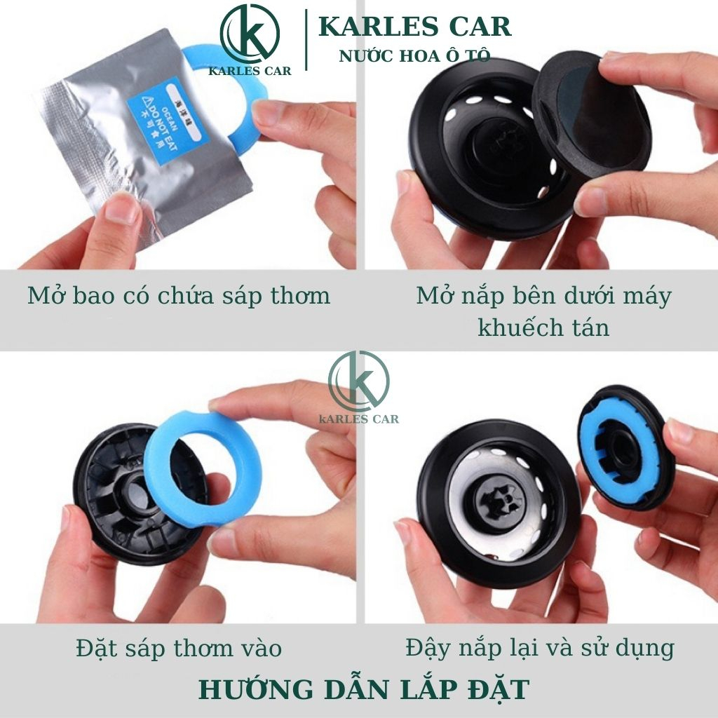 Sáp Thơm Ô Tô Cao Cấp Mẫu Ufo, Máy Khuếch Tán Tinh Dầu Ô Tô Tự Xoay